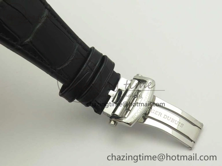 Excalibur Rddbex0393 SS JBF Best Edition Skeleton Dial on Black Leather Strap A2136 Tourbillon