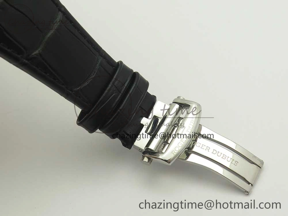 Excalibur Rddbex0393 SS JBF Best Edition Skeleton Dial on Black Leather Strap A2136 Tourbillon