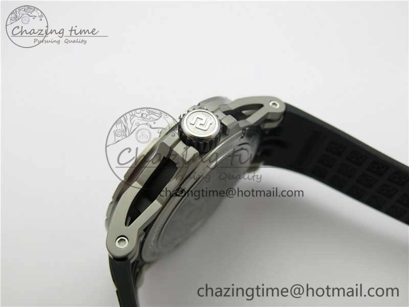 Excalibur Rddbex0479 SS JBF Best Edition Skeleton Dial on Black Rubber Strap Tourbillon