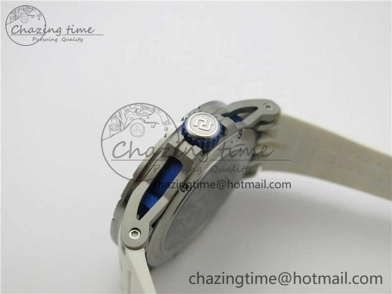 Excalibur Rddbex0479 SS JBF Best Edition Skeleton Dial on White Rubber Strap Tourbillon