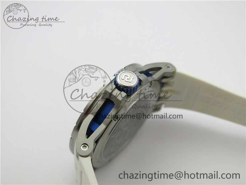 Excalibur Rddbex0479 SS JBF Best Edition Skeleton Dial on White Rubber Strap Tourbillon