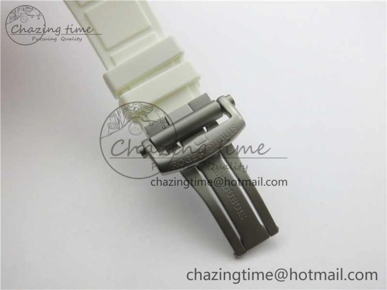 Excalibur Rddbex0479 SS JBF Best Edition Skeleton Dial on White Rubber Strap Tourbillon