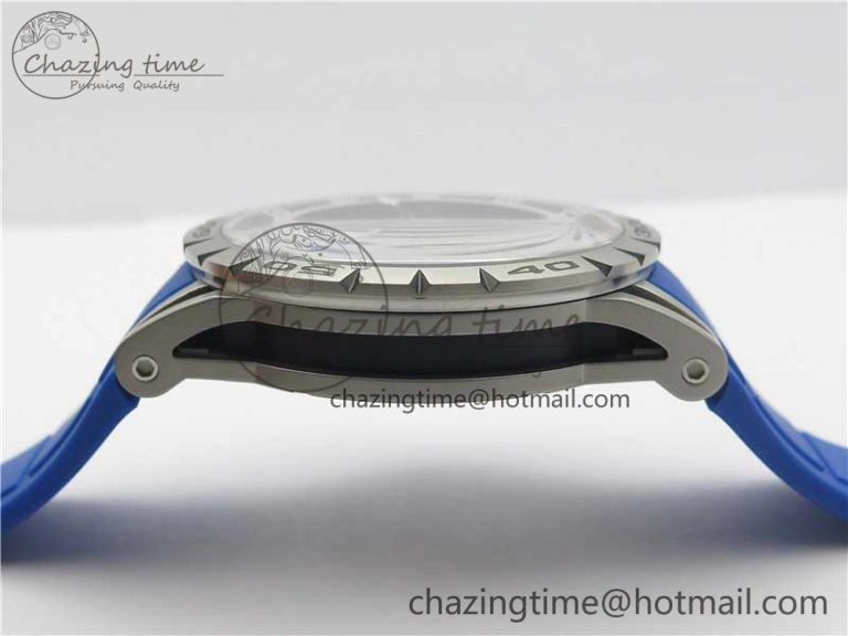 Excalibur Sports Tourbillon SS JBF Best Edition Skeleton Black Dial on Blue Rubber Strap