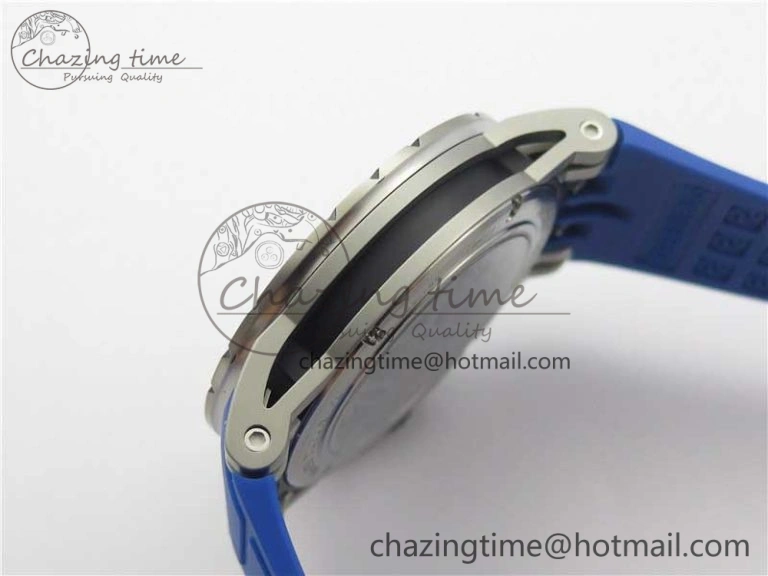 Excalibur Sports Tourbillon SS JBF Best Edition Skeleton Black Dial on Blue Rubber Strap