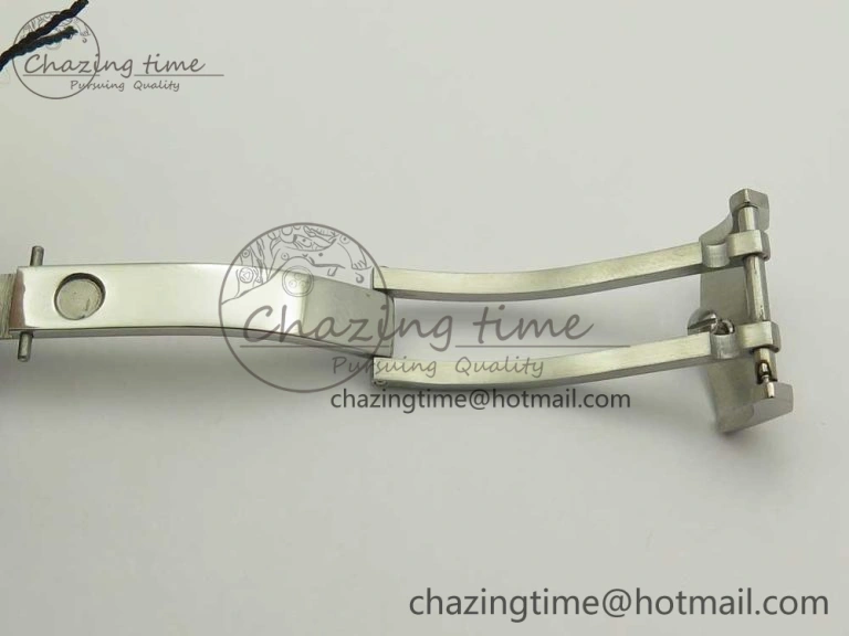 Excellence Panorama 40mm Date Moon Phase SS ETC Marker 1:1 Best Edition White Dial on Black Leather Strap A100