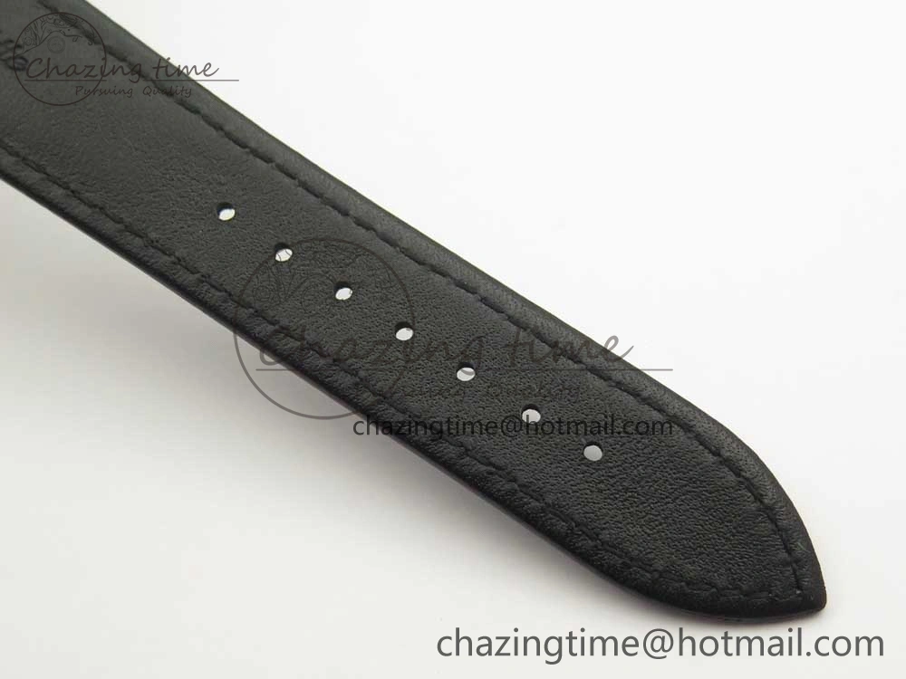 Excellence Panorama Date Moon Phase RG ETCF Gray Dial on Brown Leather Strap A100