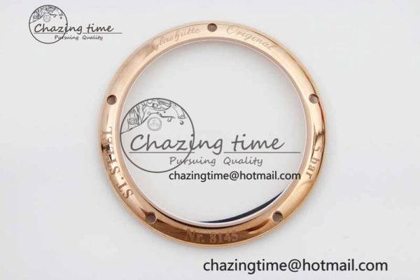 Excellence Panorama Date Moon Phase RG GGR 1:1 Best Edition White Dial on Leather Strap NH35