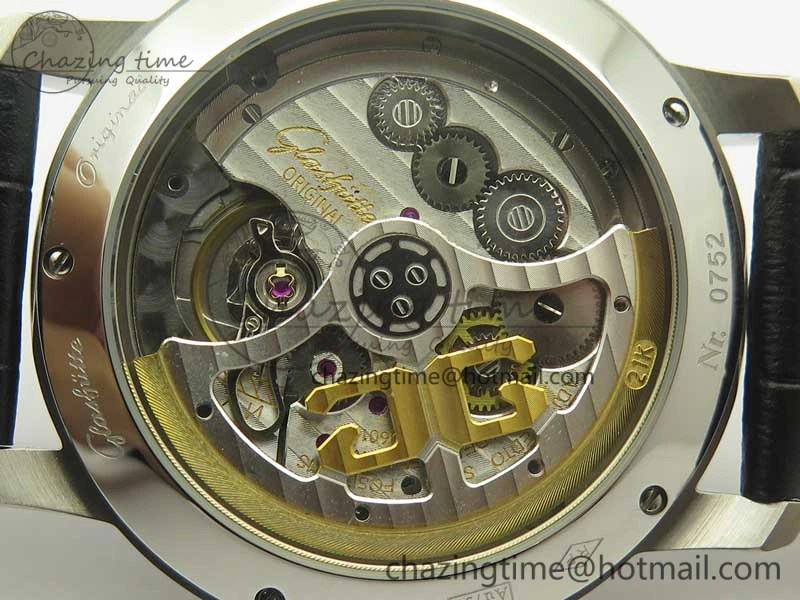 Excellence Panorama Date Moon Phase SS ETC Marker 1:1 Best Edition White Dial on Black Leather Strap A100