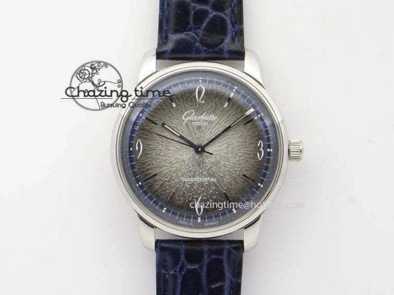 Excellence Panorama Date Moon Phase SS ETC Marker 1:1 Best Edition White Dial on Black Leather Strap A100