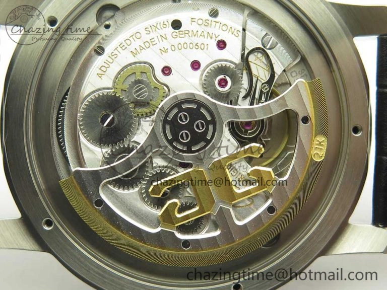 Excellence Panorama Date SS ETCF Gray Dial on Brown Leather Strap A100