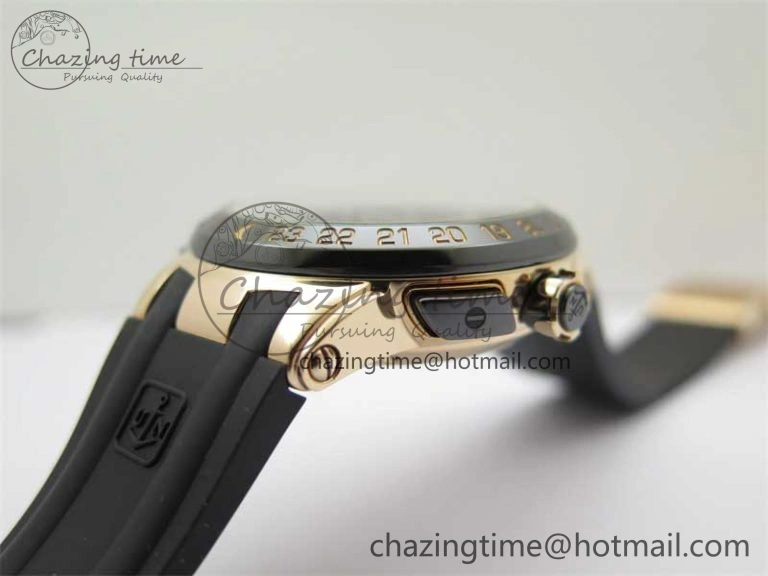 Executive El Toro RG 3EF 1:1 Best Edition Black Dial on Black Rubber Strap Asian UN-32