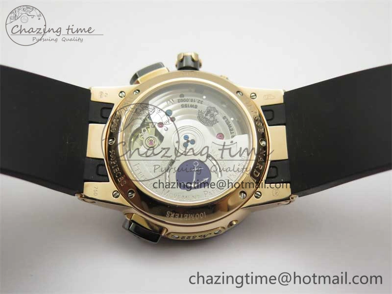 Executive El Toro RG 3EF 1:1 Best Edition Black Dial on Black Rubber Strap Asian UN-32