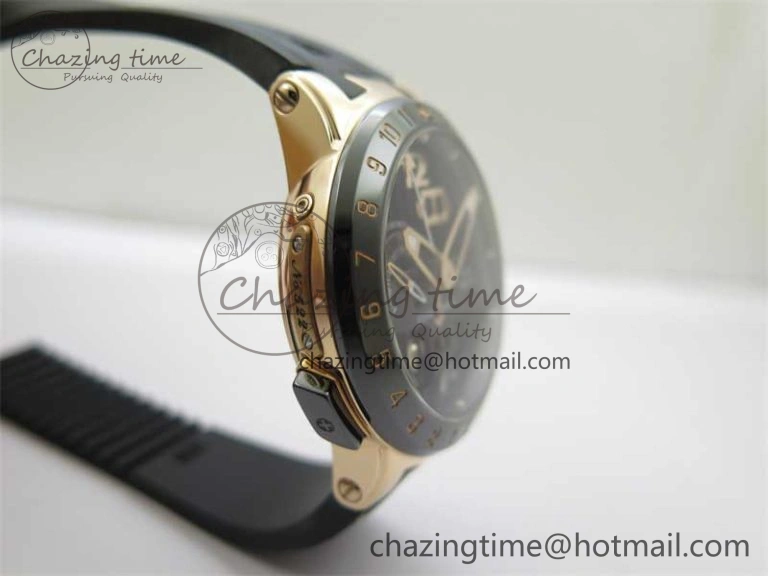 Executive El Toro RG 3EF 1:1 Best Edition Black Dial on Black Rubber Strap Asian UN-32