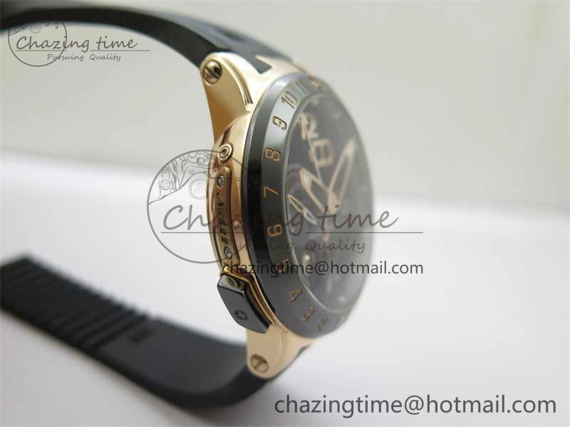 Executive El Toro RG 3EF 1:1 Best Edition Black Dial on Black Rubber Strap Asian UN-32