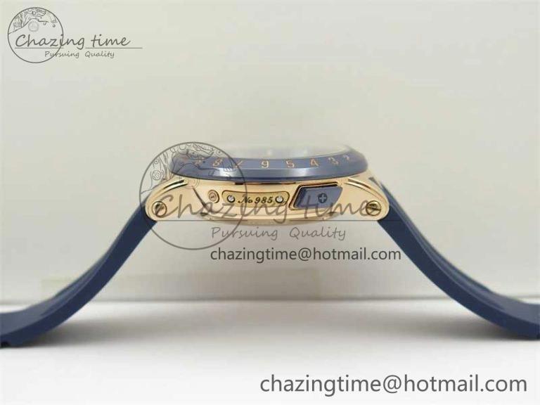 Executive El Toro RG 3EF 1:1 Best Edition Blue Dial on Blue Rubber Strap Asian UN-32