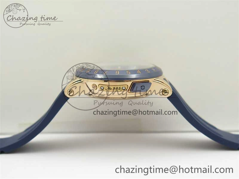 Executive El Toro RG 3EF 1:1 Best Edition Blue Dial on Blue Rubber Strap Asian UN-32