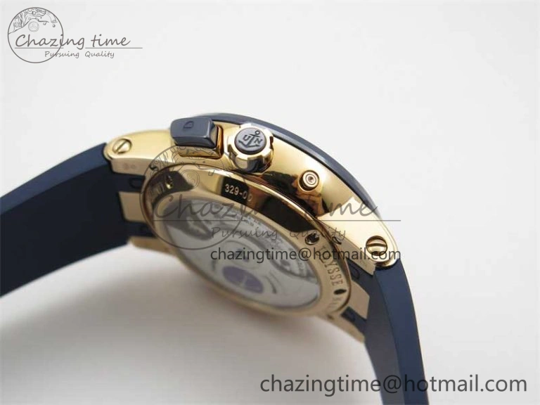 Executive El Toro RG 3EF 1:1 Best Edition Blue Dial on Blue Rubber Strap Asian UN-32