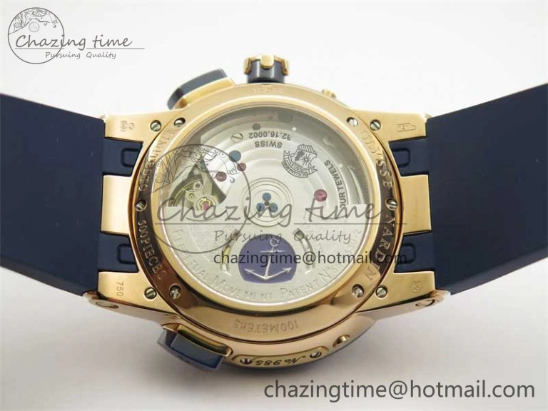 Executive El Toro RG 3EF 1:1 Best Edition Blue Dial on Blue Rubber Strap Asian UN-32