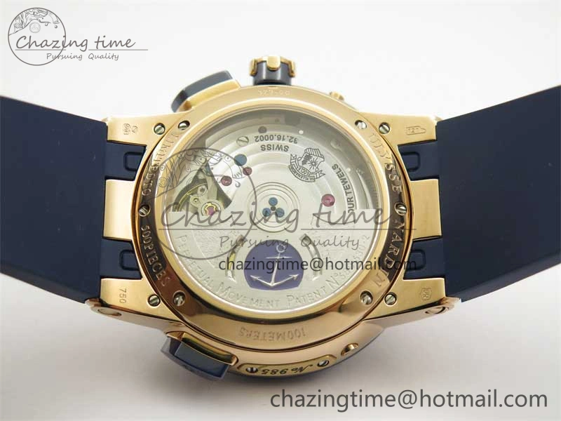 Executive El Toro RG 3EF 1:1 Best Edition Blue Dial on Blue Rubber Strap Asian UN-32