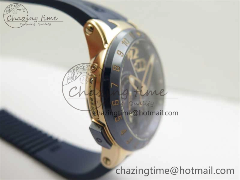 Executive El Toro RG 3EF 1:1 Best Edition Blue Dial on Blue Rubber Strap Asian UN-32