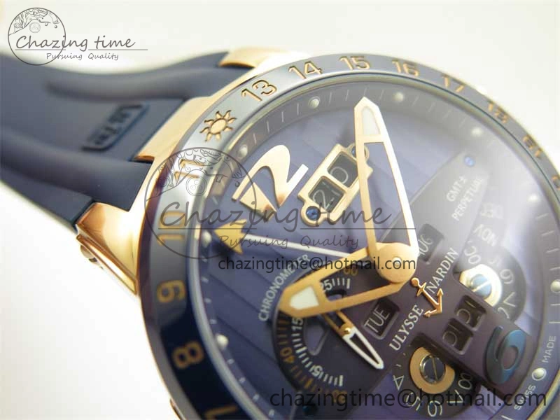 Executive El Toro RG 3EF 1:1 Best Edition Blue Dial on Blue Rubber Strap Asian UN-32