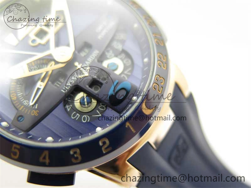 Executive El Toro RG 3EF 1:1 Best Edition Blue Dial on Blue Rubber Strap Asian UN-32