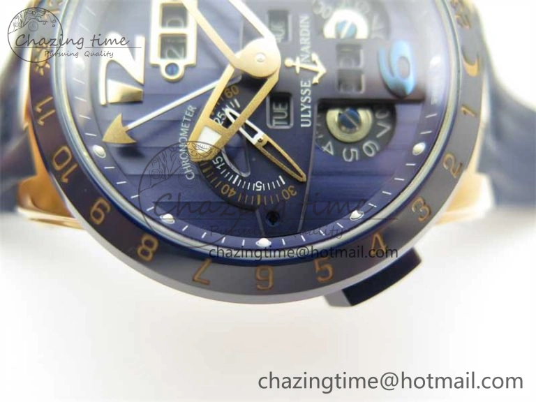 Executive El Toro RG 3EF 1:1 Best Edition Blue Dial on Blue Rubber Strap Asian UN-32