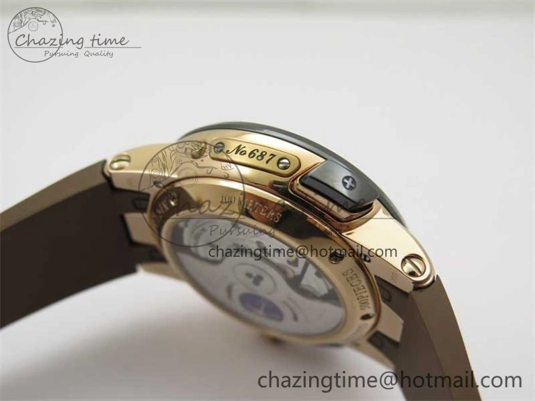 Executive El Toro RG 3EF 1:1 Best Edition Brown Dial on Brown Rubber Strap Asian UN-32