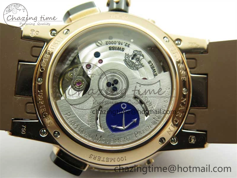 Executive El Toro RG 3EF 1:1 Best Edition Brown Dial on Brown Rubber Strap Asian UN-32