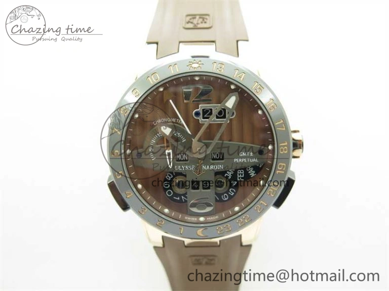 Executive El Toro RG 3EF 1:1 Best Edition Brown Dial on Brown Rubber Strap Asian UN-32