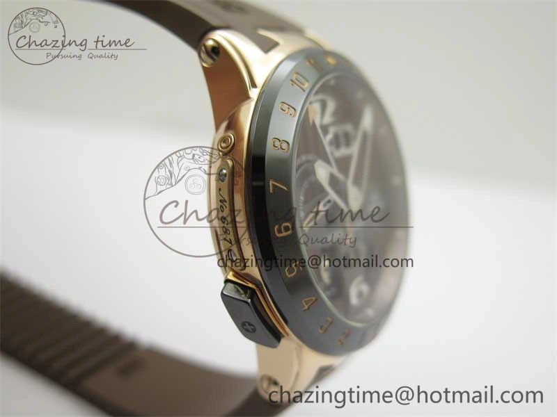 Executive El Toro RG 3EF 1:1 Best Edition Brown Dial on Brown Rubber Strap Asian UN-32