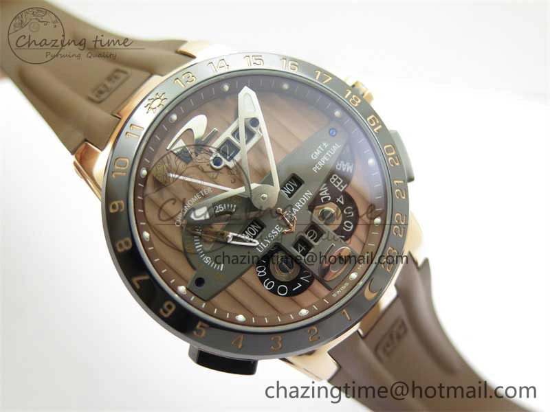 Executive El Toro RG 3EF 1:1 Best Edition Brown Dial on Brown Rubber Strap Asian UN-32