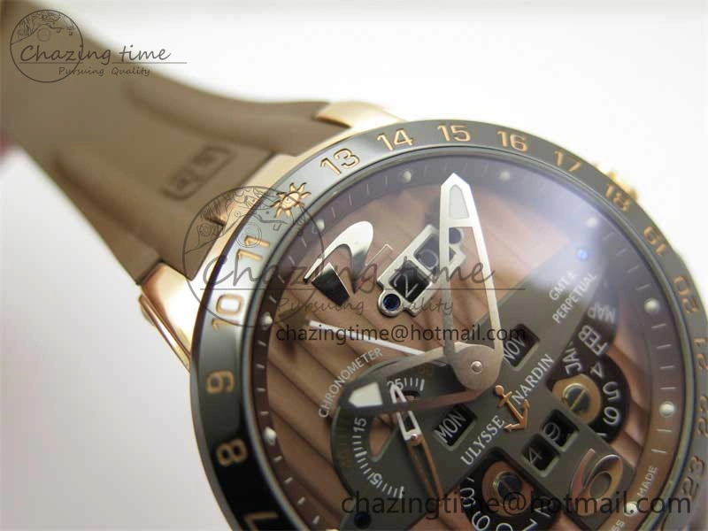 Executive El Toro RG 3EF 1:1 Best Edition Brown Dial on Brown Rubber Strap Asian UN-32