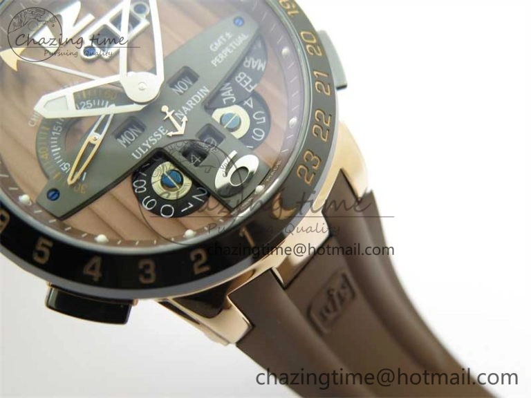 Executive El Toro RG 3EF 1:1 Best Edition Brown Dial on Brown Rubber Strap Asian UN-32