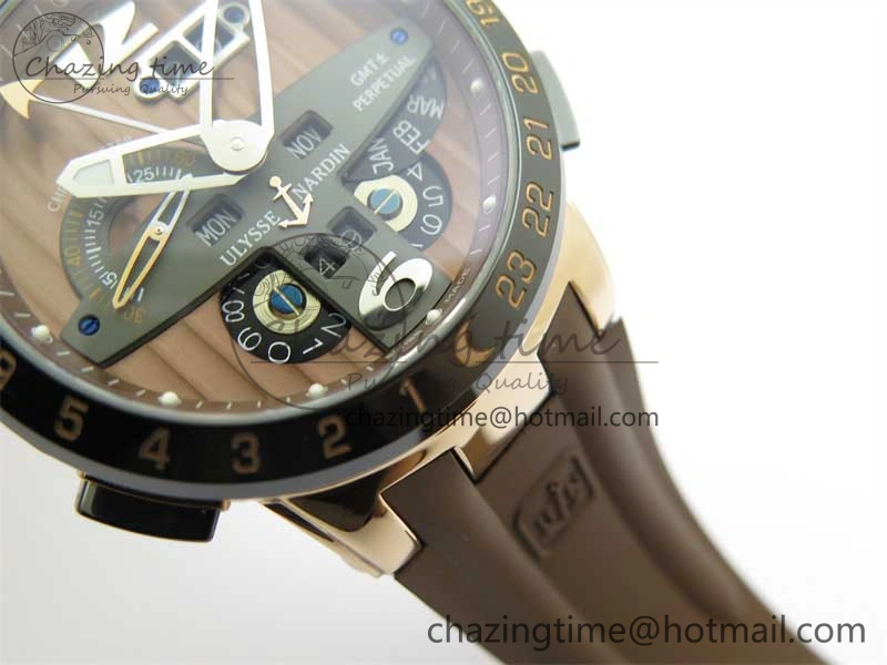 Executive El Toro RG 3EF 1:1 Best Edition Brown Dial on Brown Rubber Strap Asian UN-32