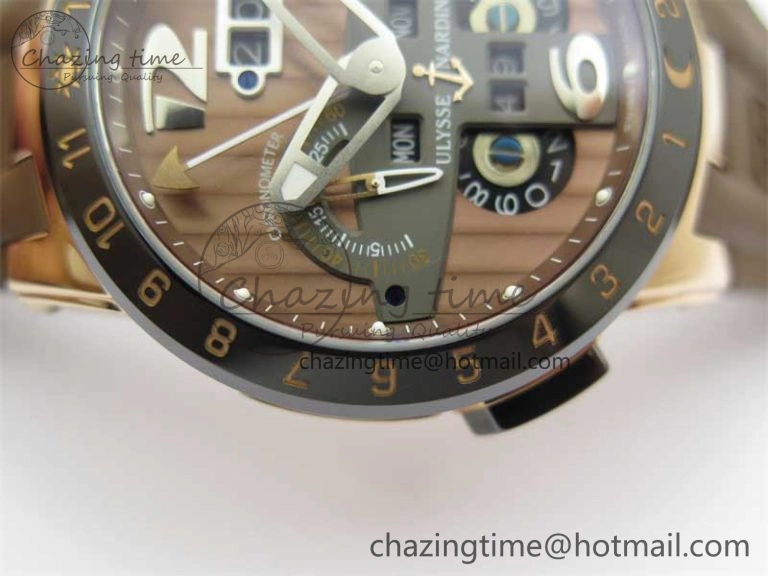 Executive El Toro RG 3EF 1:1 Best Edition Brown Dial on Brown Rubber Strap Asian UN-32