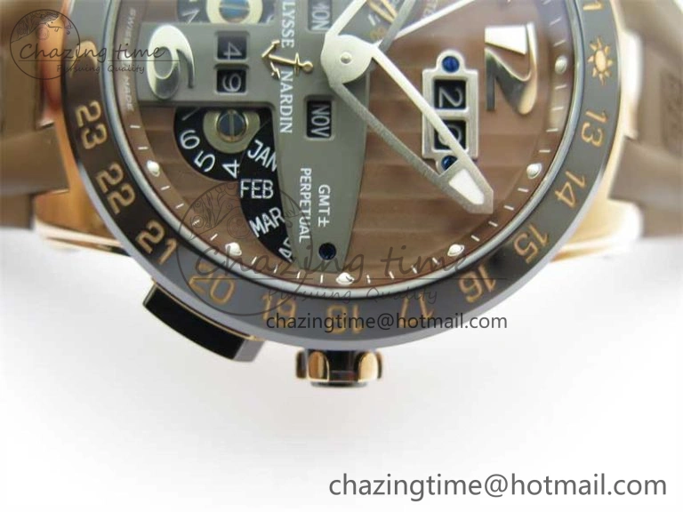 Executive El Toro RG 3EF 1:1 Best Edition Brown Dial on Brown Rubber Strap Asian UN-32