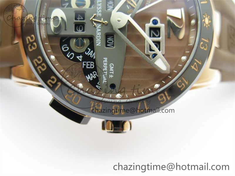Executive El Toro RG 3EF 1:1 Best Edition Brown Dial on Brown Rubber Strap Asian UN-32