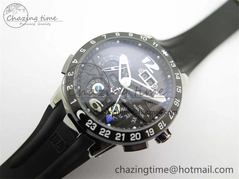Executive El Toro SS 3EF 1:1 Best Edition Black Dial on Black Rubber Strap Asian UN-32