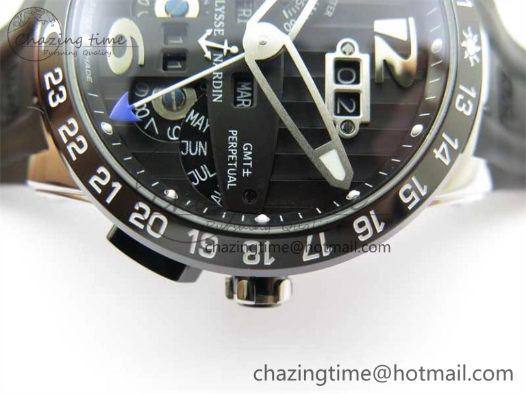 Executive El Toro SS 3EF 1:1 Best Edition Black Dial on Black Rubber Strap Asian UN-32