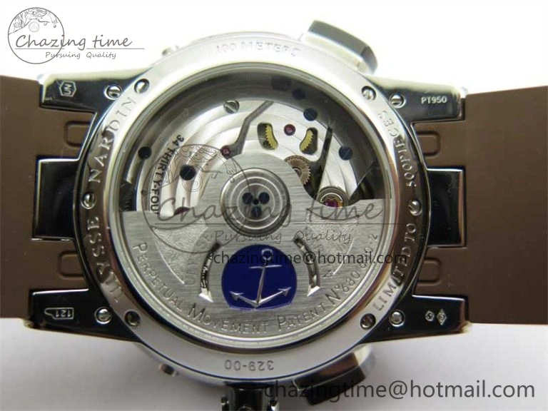 Executive El Toro SS 3EF 1:1 Best Edition Brown Dial on Brown Rubber Strap Asian UN-32
