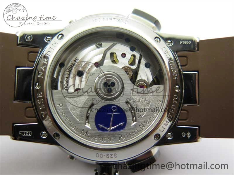 Executive El Toro SS 3EF 1:1 Best Edition Brown Dial on Brown Rubber Strap Asian UN-32