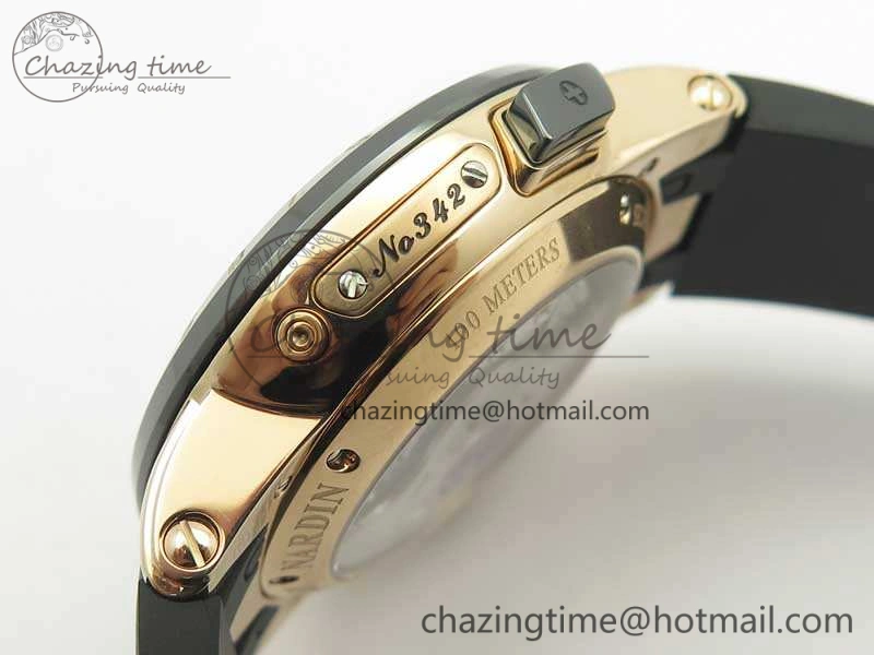 Executive Toro RG TWA 1:1 Best Edition Black Dial On Rubber Strap Asian UN-32