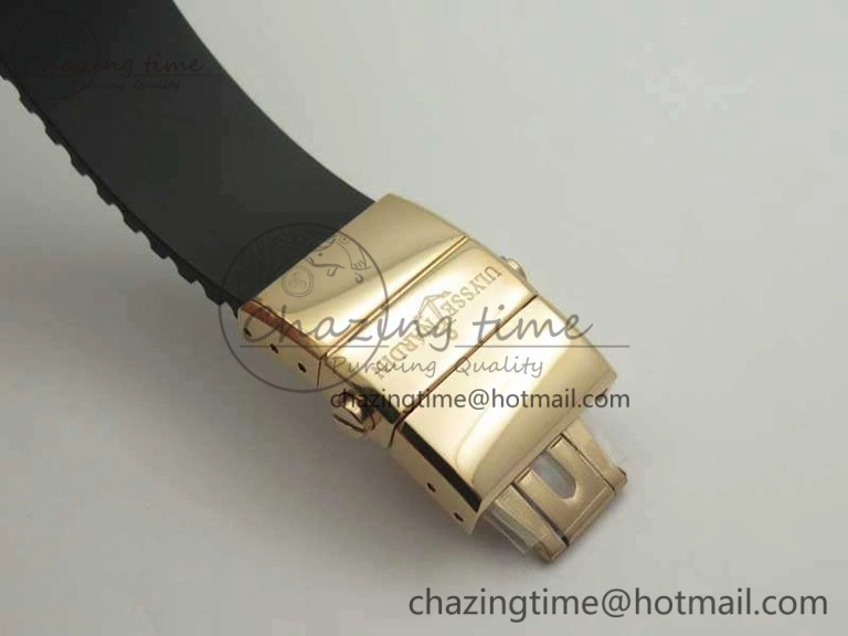 Executive Toro RG TWA 1:1 Best Edition Black Dial On Rubber Strap Asian UN-32