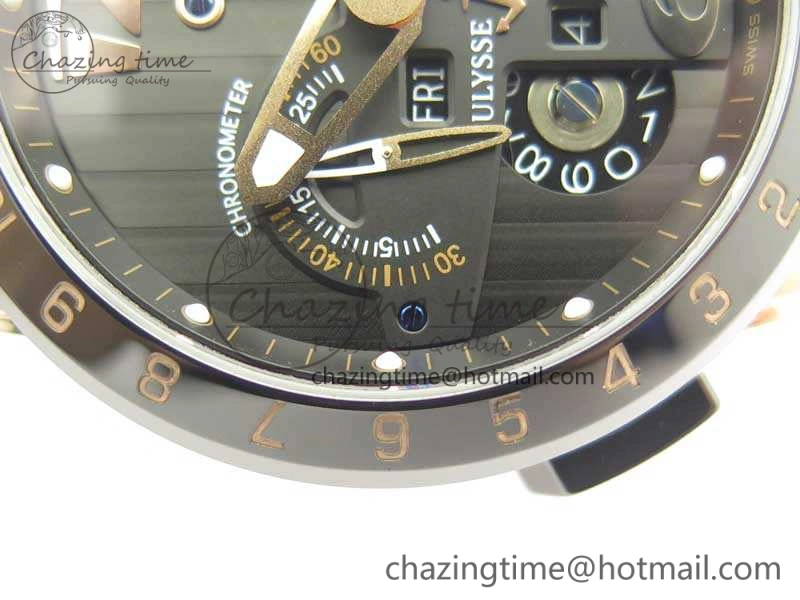Executive Toro RG TWA 1:1 Best Edition Black Dial On Rubber Strap Asian UN-32