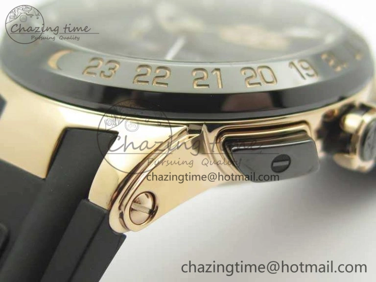 Executive Toro RG TWA 1:1 Best Edition Black Dial On Rubber Strap Asian UN-32