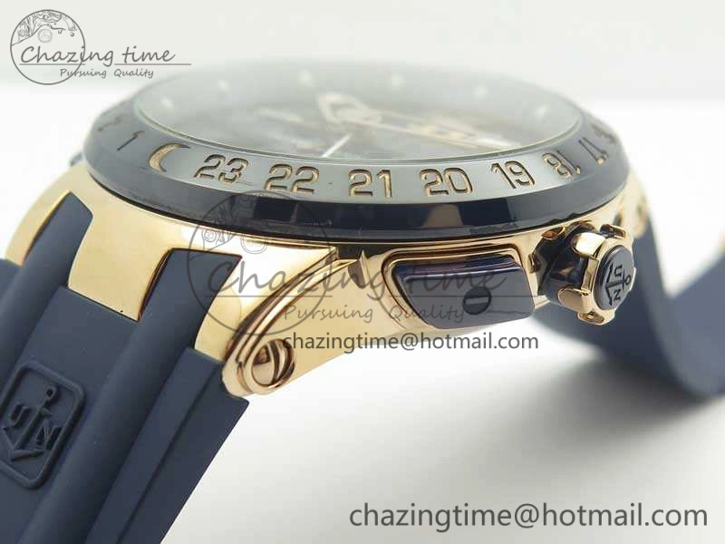 Executive Toro RG TWA 1:1 Best Edition Blue Dial On Rubber Strap Asian UN-32