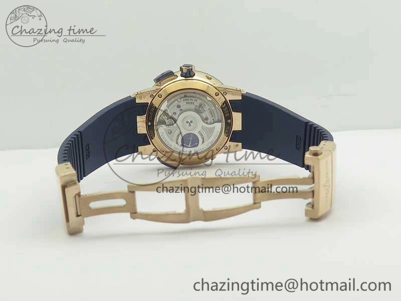 Executive Toro RG TWA 1:1 Best Edition Blue Dial On Rubber Strap Asian UN-32