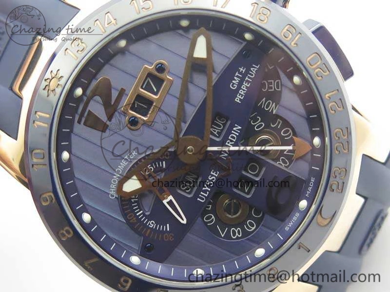 Executive Toro RG TWA 1:1 Best Edition Blue Dial On Rubber Strap Asian UN-32
