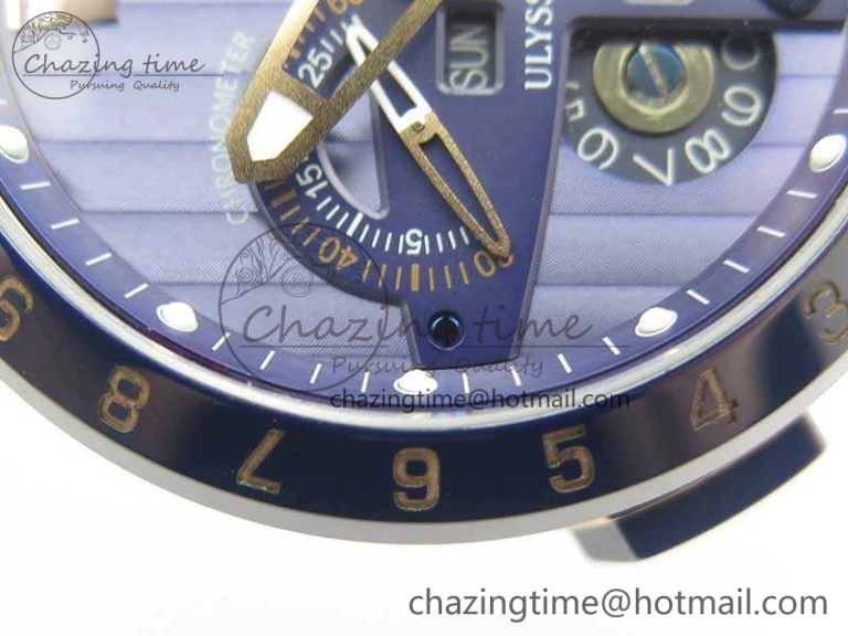 Executive Toro RG TWA 1:1 Best Edition Blue Dial On Rubber Strap Asian UN-32